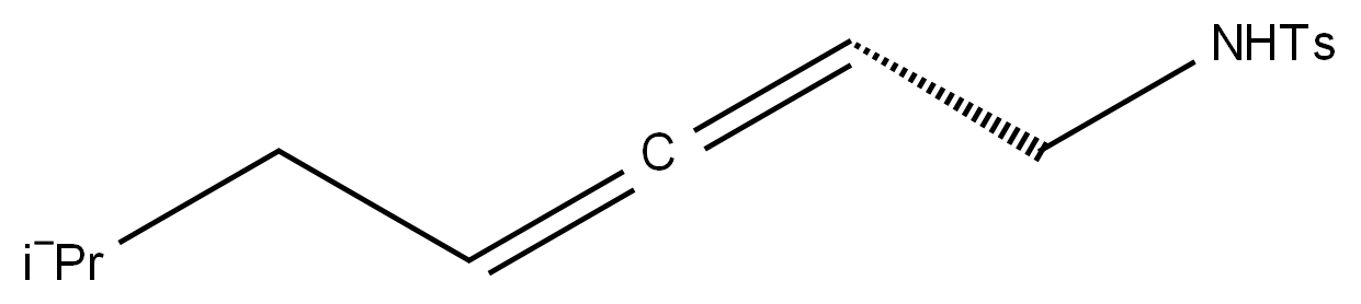 (R)-4-methyl-N-(6-methylhepta-2,3-dien-1-yl)benzenesulfonamide 结构式